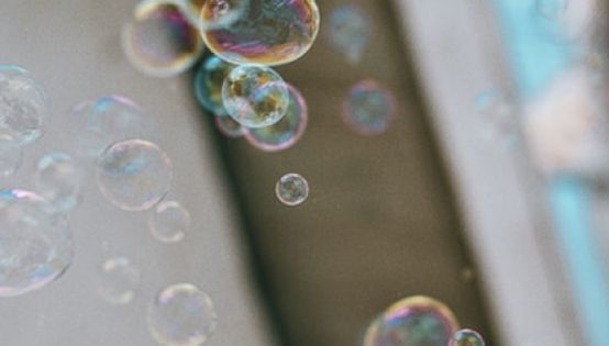 Bubbles at a ceremony